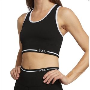NWT SoulCycle Rib-Knit Sports Bra & Leggings Set